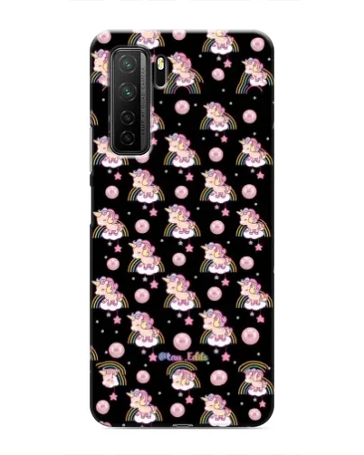 Чехол для Honor 30s с картинкой «Magic Unicorn паттерн»