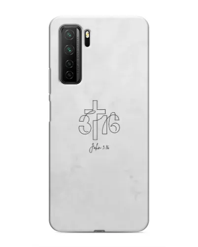 Чохол для Honor 30s з картинкою «Івана 3:16 Хрест»