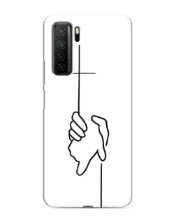 Чохол для Honor 30s з картинкою «Рука тримає»
