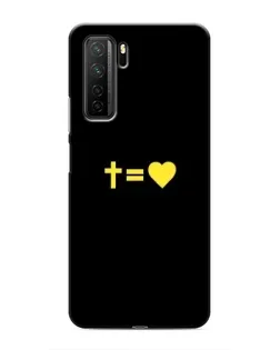 Чохол для Honor 30s з картинкою «Серце та Хрест»