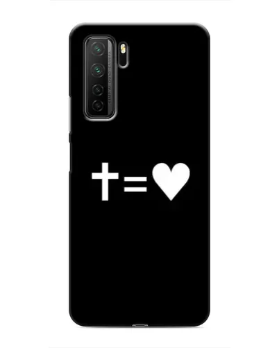 Чохол для Honor 30s з картинкою «Хрест та Серце»
