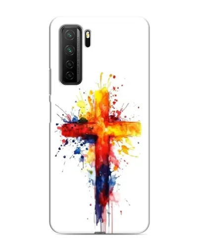 Чохол для Honor 30s з картинкою «Акварельний хрест»