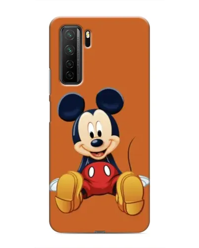 Чехол для Honor 30s с картинкой «Микки отдыхает»