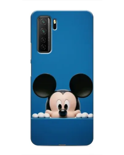 Чехол для Honor 30s с картинкой «Микки выглядывает»