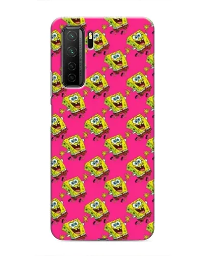 Чехол для Honor 30s с картинкой «Розовый паттерн»