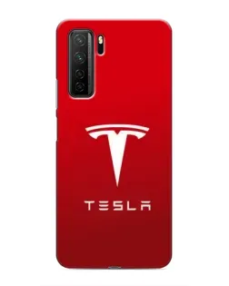 Чохол для Honor 30s з картинкою «Tesla Red Classic»