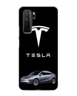 Чохол для Honor 30s з картинкою «Tesla Model Y»