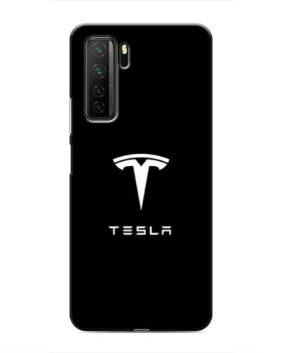 Чохол для Honor 30s з картинкою «Tesla White Logo» Чохол для Honor 30s з картинкою «Tesla White Logo»