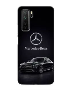 Чехол для Honor 30s с картинкой «Mercedes — решетка радиатора»