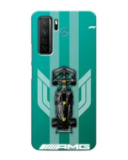 Чехол для Honor 30s с картинкой «Mercedes AMG Petronas»