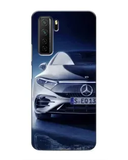 Чехол для Honor 30s с картинкой «Mercedes EQ — будущее»