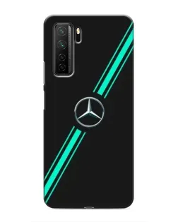 Чехол для Honor 30s с картинкой «Спортивные линии Mercedes» Чехол для Honor 30s с картинкой «Спортивные линии Mercedes»