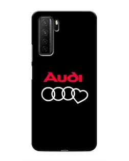 Чохол для Honor 30s з картинкою «Логотип Audi Heart»
