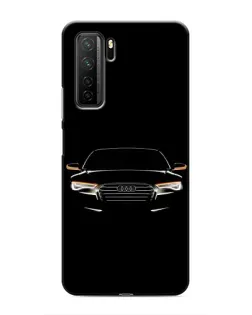 Чохол для Honor 30s з картинкою «Audi — нічний контур»