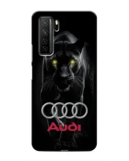 Чохол для Honor 30s з картинкою «Пантера та Audi»