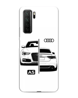 Чохол для Honor 30s з картинкою «Audi — контрастний дизайн»