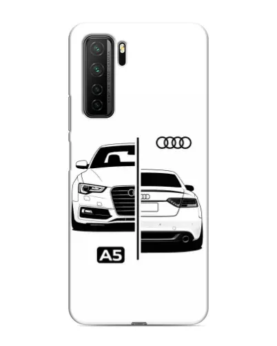 Чехол для Honor 30s с картинкой «Audi — контрастный дизайн» Чехол для Honor 30s с картинкой «Audi — контрастный дизайн»