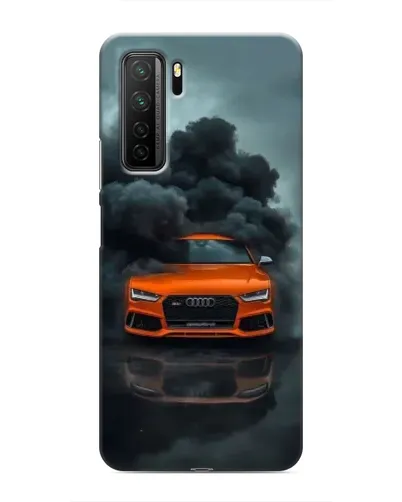 Чехол для Honor 30s с картинкой «Audi в облаках дыма» Чехол для Honor 30s с картинкой «Audi в облаках дыма»