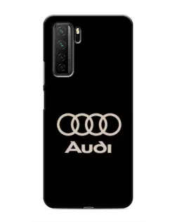 Чохол для Honor 30s з картинкою «Audi — золотий логотип»