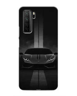 Чохол для Honor 30s з картинкою «Lamborghini симетрія доріг»