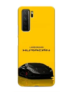 Чохол для Honor 30s з картинкою «Lamborghini Huracan чорний»