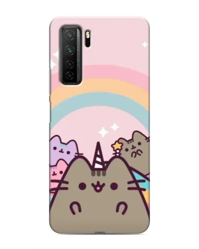 Чехол для Honor 30s с картинкой «Единорог Pusheen»