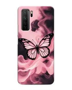 Чохол для Honor 30s з картинкою «Метелик у диму»