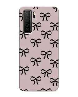Чохол для Honor 30s з картинкою «Чорні бантики»