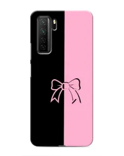 Чохол для Honor 30s з картинкою «Половинки банту»