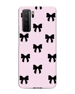 Чохол для Honor 30s з картинкою «Чорні банти Coquette»