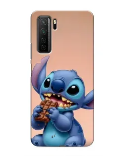 Чохол для Honor 30s з картинкою «Стіч їсть шоколад»