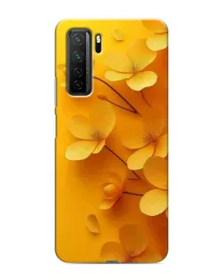 Чохол для Honor 30s з картинкою «Золоті пелюстки»
