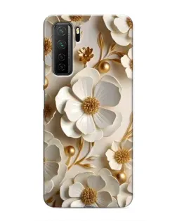 Чохол для Honor 30s з картинкою «Білі паперові квіти»