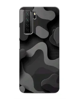 Чохол для Honor 30s з картинкою «Темний абстрактний камуфляж»