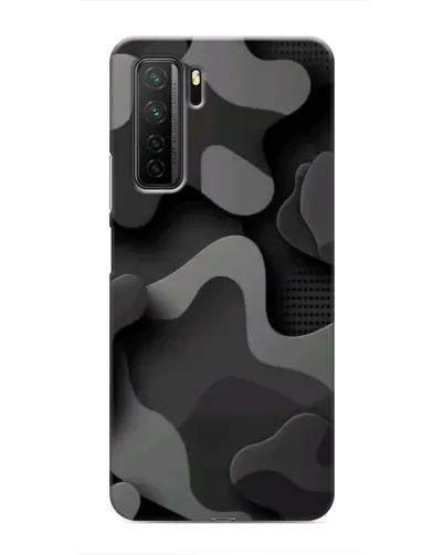 Чохол для Honor 30s з картинкою «Темний абстрактний камуфляж»
