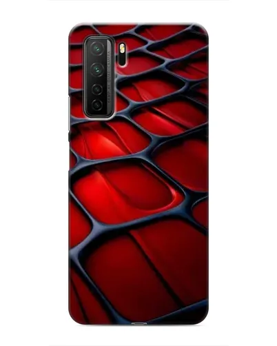 Чохол для Honor 30s з картинкою «Червона глянцева сітка»