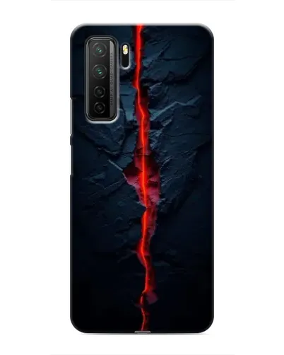 Чохол для Honor 30s з картинкою «Червона лавова тріщина»