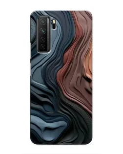 Чохол для Honor 30s з картинкою «Кольорові хвилі каньйону»
