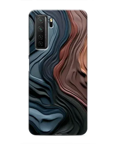 Чохол для Honor 30s з картинкою «Кольорові хвилі каньйону»