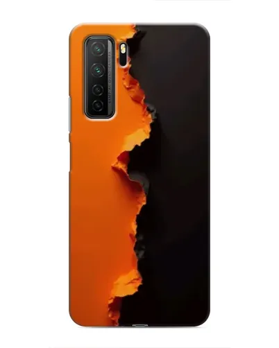 Чохол для Honor 30s з картинкою «Помаранчевий розлом»