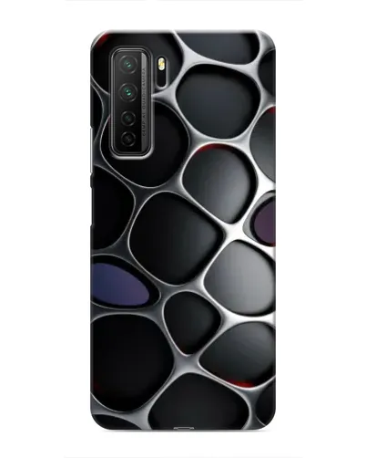 Чохол для Honor 30s з картинкою «Об'ємна темна решітка»
