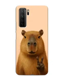 Чохол для Honor 30s з картинкою «Капібара вікторія»
