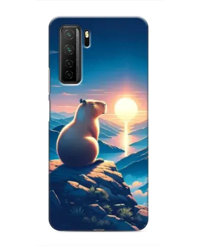 Чохол для Honor 30s з картинкою «Захід сонця з капібарою» Чохол для Honor 30s з картинкою «Захід сонця з капібарою»