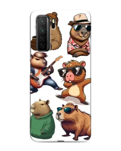 Чохол для Honor 30s з картинкою «Круті капібари музиканти» Чохол для Honor 30s з картинкою «Круті капібари музиканти»