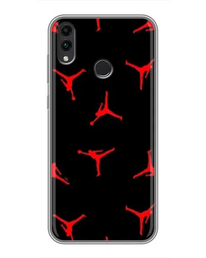 Чехол для Huawei Honor 8C с картинкой «Jordan Red Pattern» Чехол для Huawei Honor 8C с картинкой «Jordan Red Pattern»