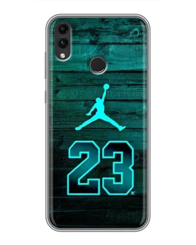 Чехол для Huawei Honor 8C с картинкой «Jordan Cyan 23» Чехол для Huawei Honor 8C с картинкой «Jordan Cyan 23»