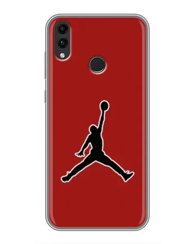 Чехол для Huawei Honor 8C с картинкой «Jordan Red Back» Чехол для Huawei Honor 8C с картинкой «Jordan Red Back»