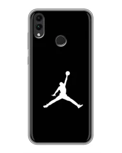 Чохол для Huawei Honor 8C з картинкою «Jordan Silhouette»