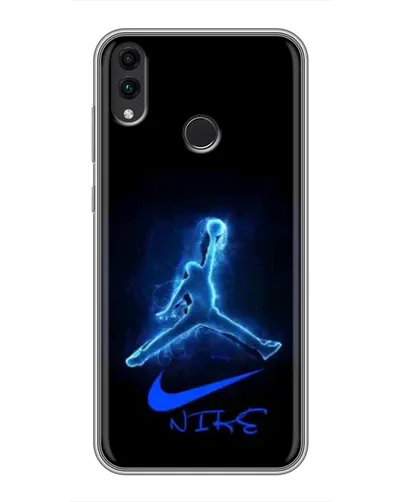 Чехол для Huawei Honor 8C с картинкой «Jordan Neon Blue» Чехол для Huawei Honor 8C с картинкой «Jordan Neon Blue»