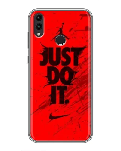 Чехол для Huawei Honor 8C с картинкой «Nike Just Do It» Чехол для Huawei Honor 8C с картинкой «Nike Just Do It»